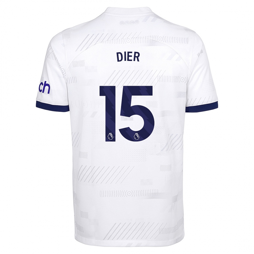 Børn Eric Dier #15 Hvid Hjemmebane Spillertrøjer 2023/24 Trøje T-Shirt