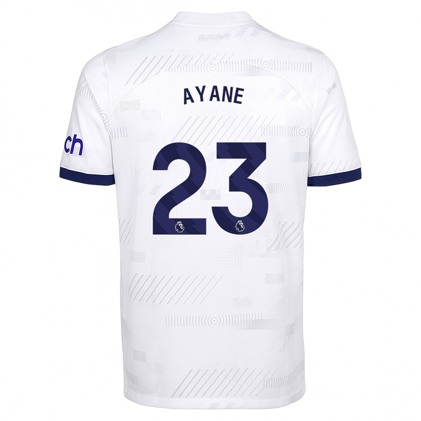 Børn Rosella Ayane #23 Hvid Hjemmebane Spillertrøjer 2023/24 Trøje T-Shirt