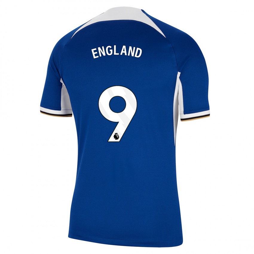 Børn Bethany England #9 Blå Hjemmebane Spillertrøjer 2023/24 Trøje T-Shirt