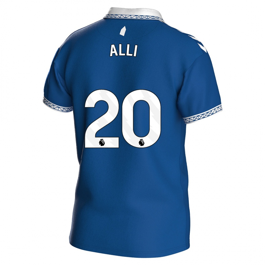 Børn Dele Alli #20 Kongeblå Hjemmebane Spillertrøjer 2023/24 Trøje T-Shirt