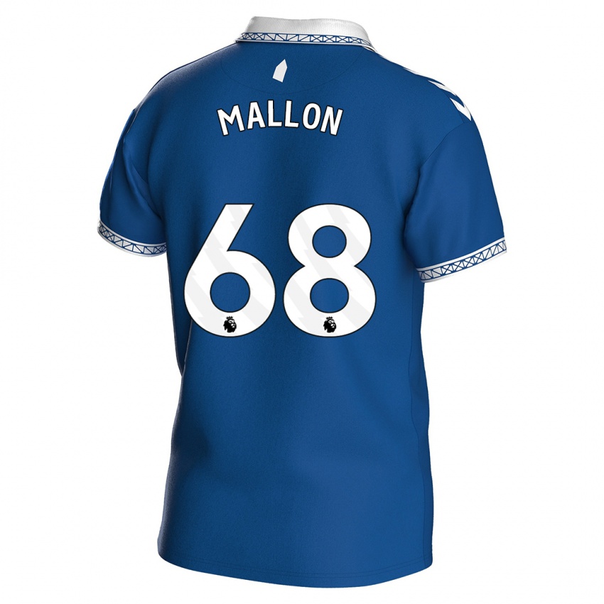 Børn Mathew Mallon #68 Kongeblå Hjemmebane Spillertrøjer 2023/24 Trøje T-Shirt