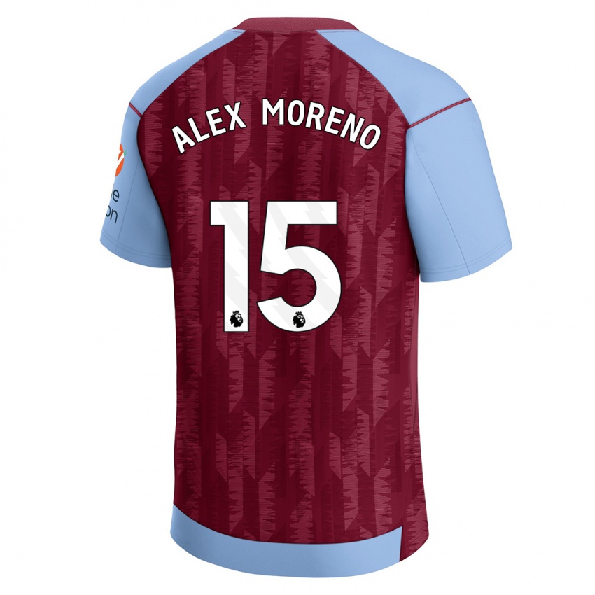 Børn Álex Moreno #15 Klaret Blå Hjemmebane Spillertrøjer 2023/24 Trøje T-Shirt