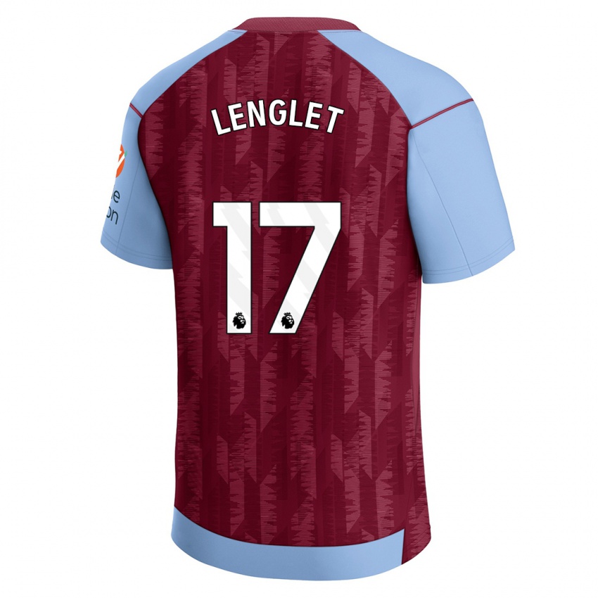 Børn Clement Lenglet #17 Klaret Blå Hjemmebane Spillertrøjer 2023/24 Trøje T-Shirt