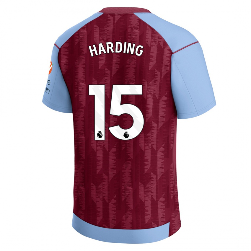 Børn Natasha Harding #15 Klaret Blå Hjemmebane Spillertrøjer 2023/24 Trøje T-Shirt