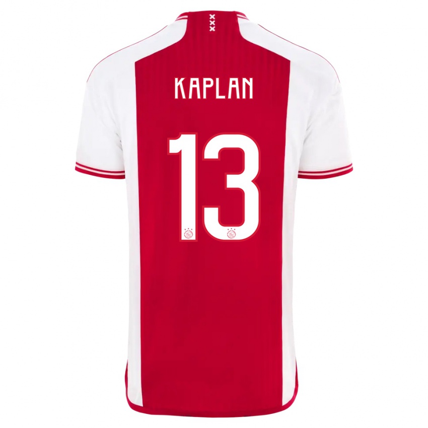 Børn Ahmetcan Kaplan #13 Rød Hvid Hjemmebane Spillertrøjer 2023/24 Trøje T-Shirt