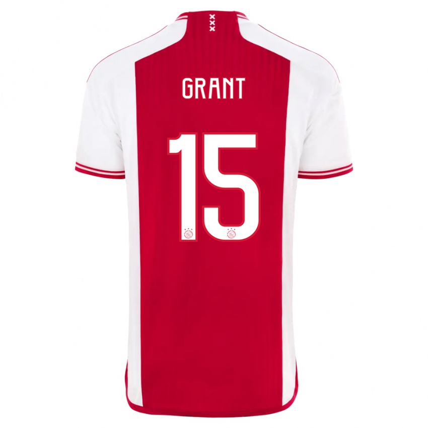 Børn Chasity Grant #15 Rød Hvid Hjemmebane Spillertrøjer 2023/24 Trøje T-Shirt