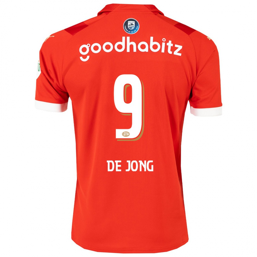 Børn Luuk De Jong #9 Rød Hjemmebane Spillertrøjer 2023/24 Trøje T-Shirt