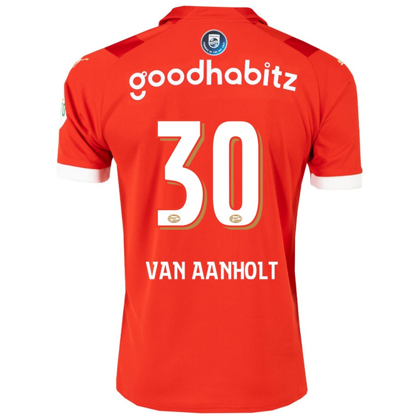 Børn Patrick Van Aanholt #30 Rød Hjemmebane Spillertrøjer 2023/24 Trøje T-Shirt