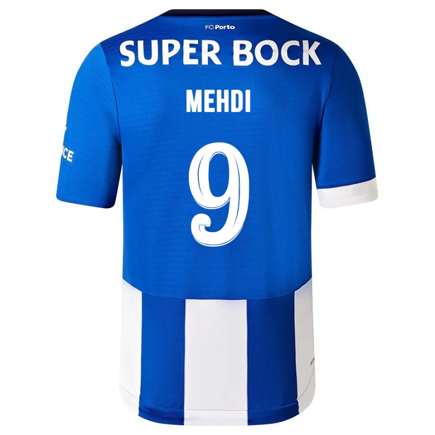 Børn Mehdi Taremi #9 Blå Hvid Hjemmebane Spillertrøjer 2023/24 Trøje T-Shirt