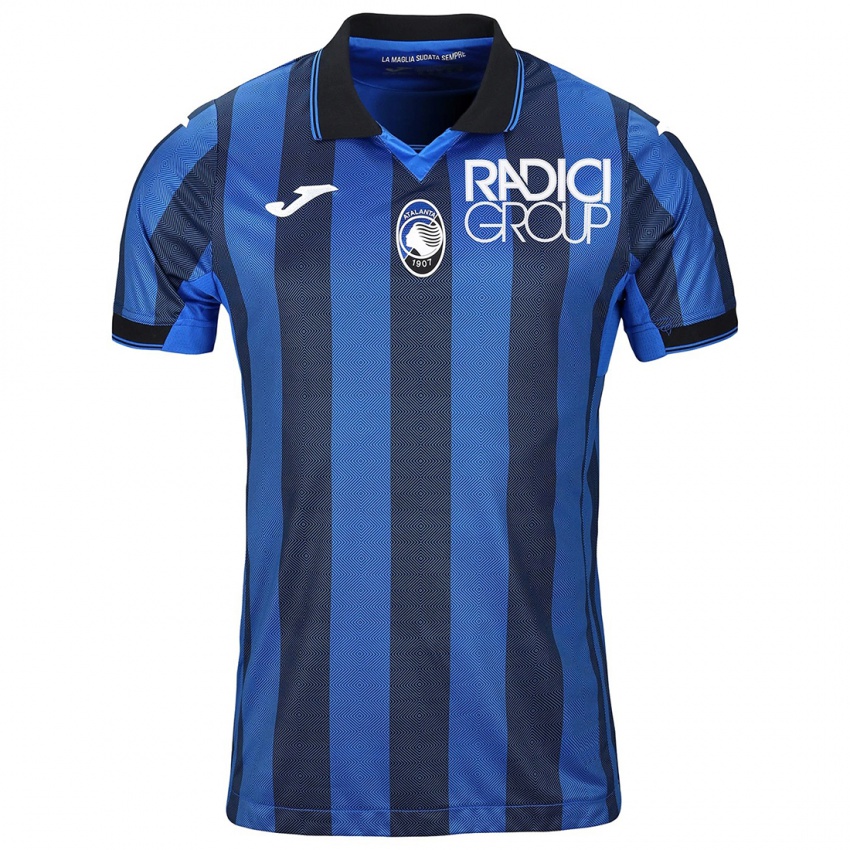 Børn Niccolò Gariani #32 Sort Blå Hjemmebane Spillertrøjer 2023/24 Trøje T-Shirt