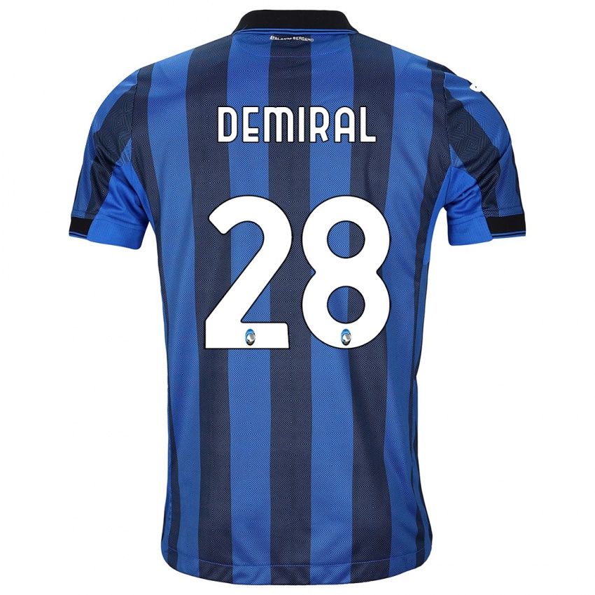 Børn Merih Demiral #28 Sort Blå Hjemmebane Spillertrøjer 2023/24 Trøje T-Shirt