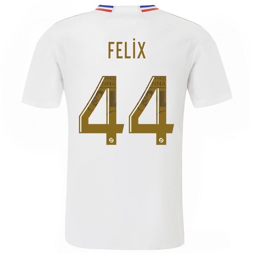 Børn Marley Felix #44 Hvid Hjemmebane Spillertrøjer 2023/24 Trøje T-Shirt