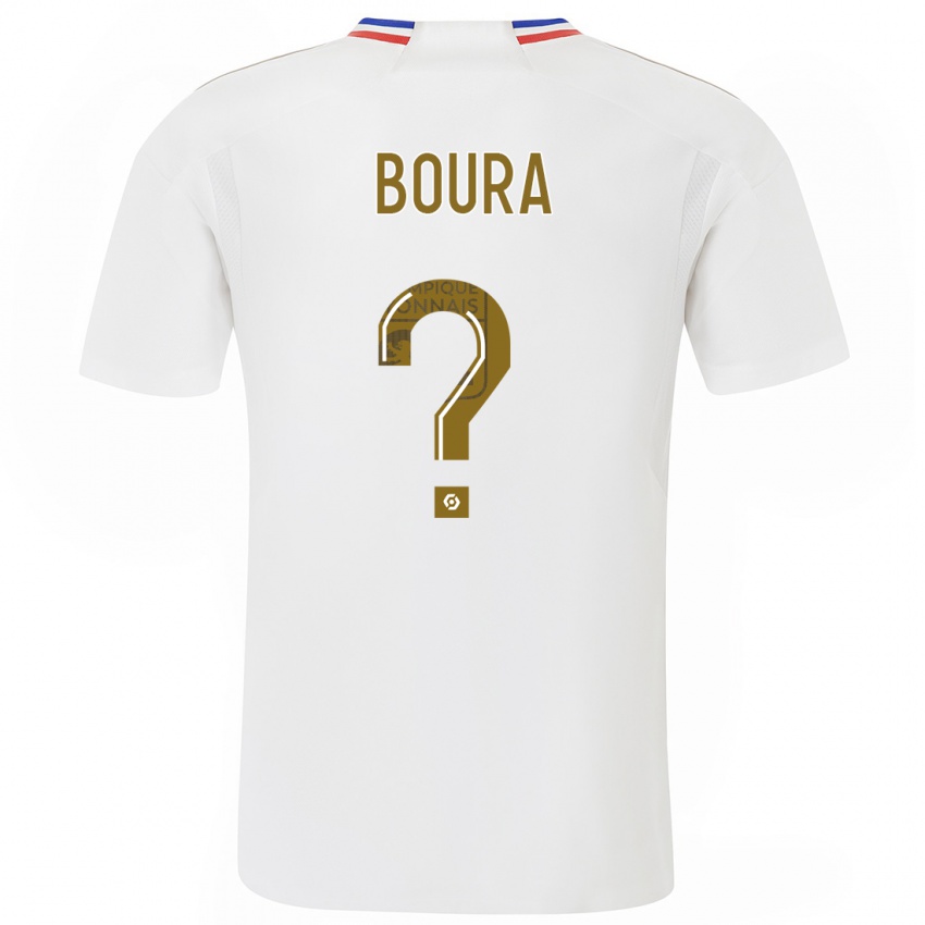 Børn Amal Boura #0 Hvid Hjemmebane Spillertrøjer 2023/24 Trøje T-Shirt