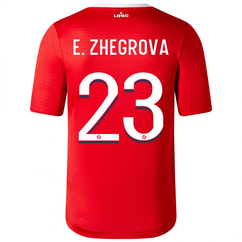 Børn Edon Zhegrova #23 Rød Hjemmebane Spillertrøjer 2023/24 Trøje T-Shirt