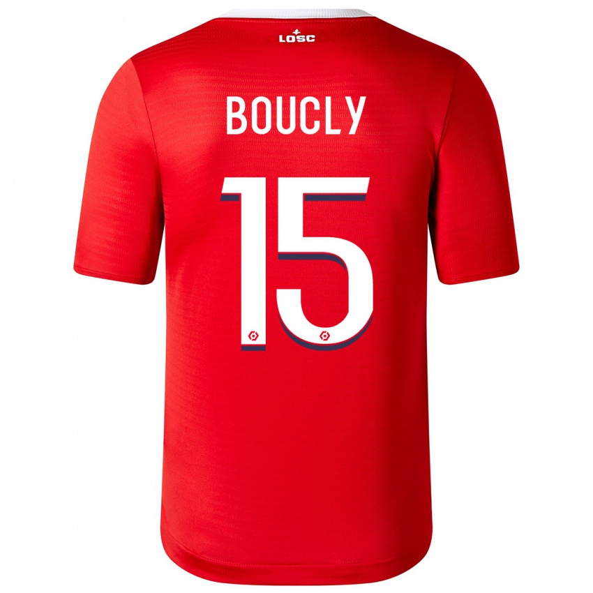 Børn Maite Boucly #15 Rød Hjemmebane Spillertrøjer 2023/24 Trøje T-Shirt