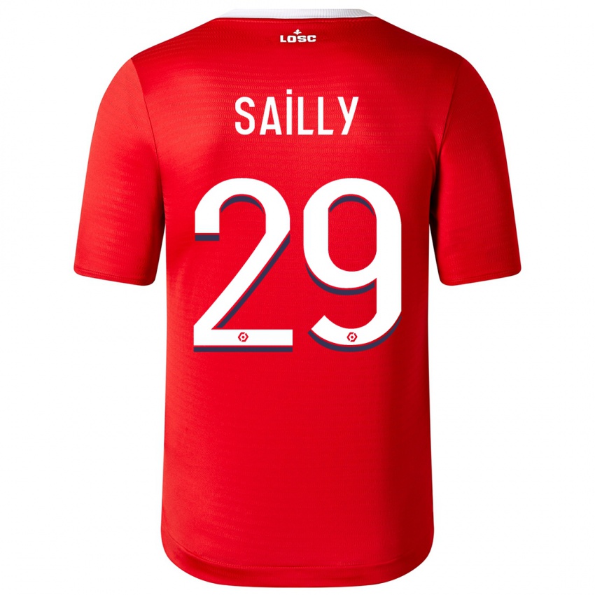 Børn Charlotte Sailly #29 Rød Hjemmebane Spillertrøjer 2023/24 Trøje T-Shirt