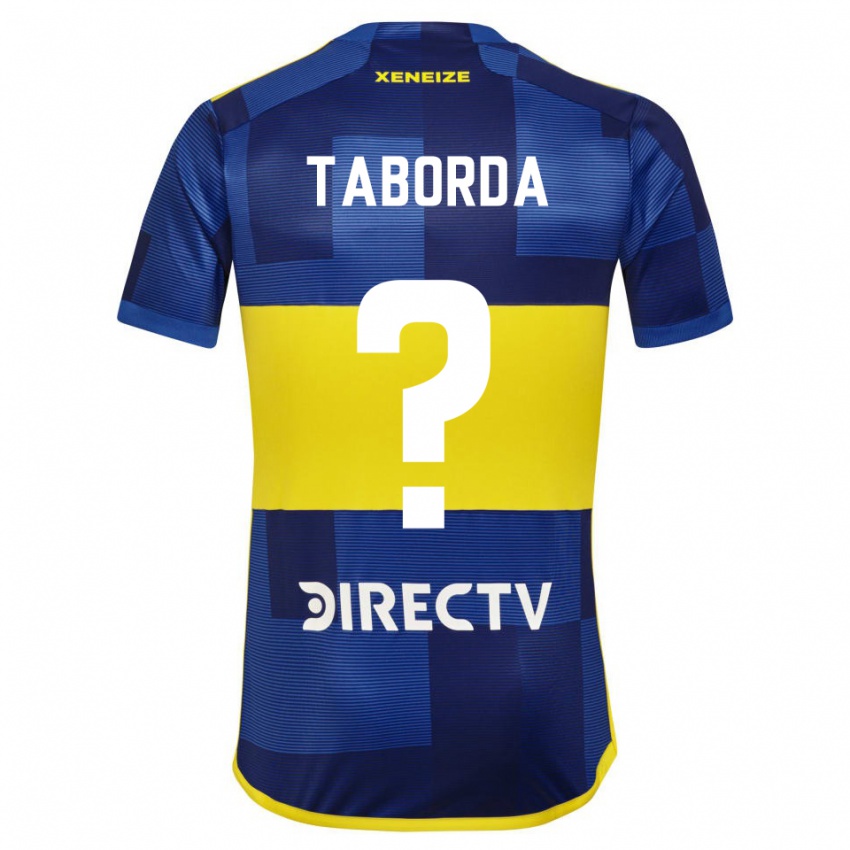 Børn Jason Taborda #0 Mørkeblå Gul Hjemmebane Spillertrøjer 2023/24 Trøje T-Shirt
