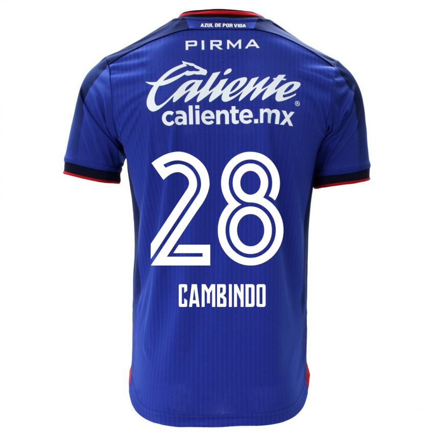 Børn Diber Cambindo #28 Blå Hjemmebane Spillertrøjer 2023/24 Trøje T-Shirt