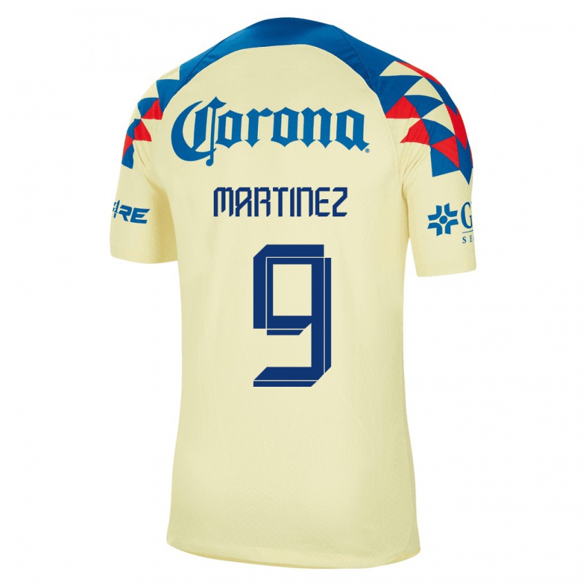 Børn Roger Martinez #9 Gul Hjemmebane Spillertrøjer 2023/24 Trøje T-Shirt