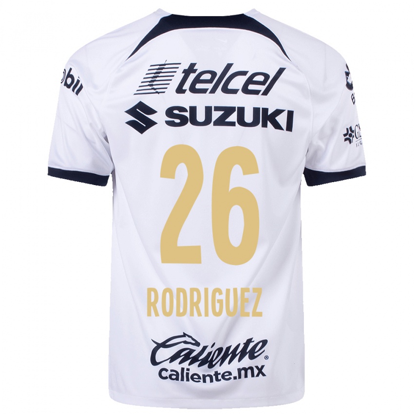 Børn Lucia Rodriguez #26 Hvid Hjemmebane Spillertrøjer 2023/24 Trøje T-Shirt