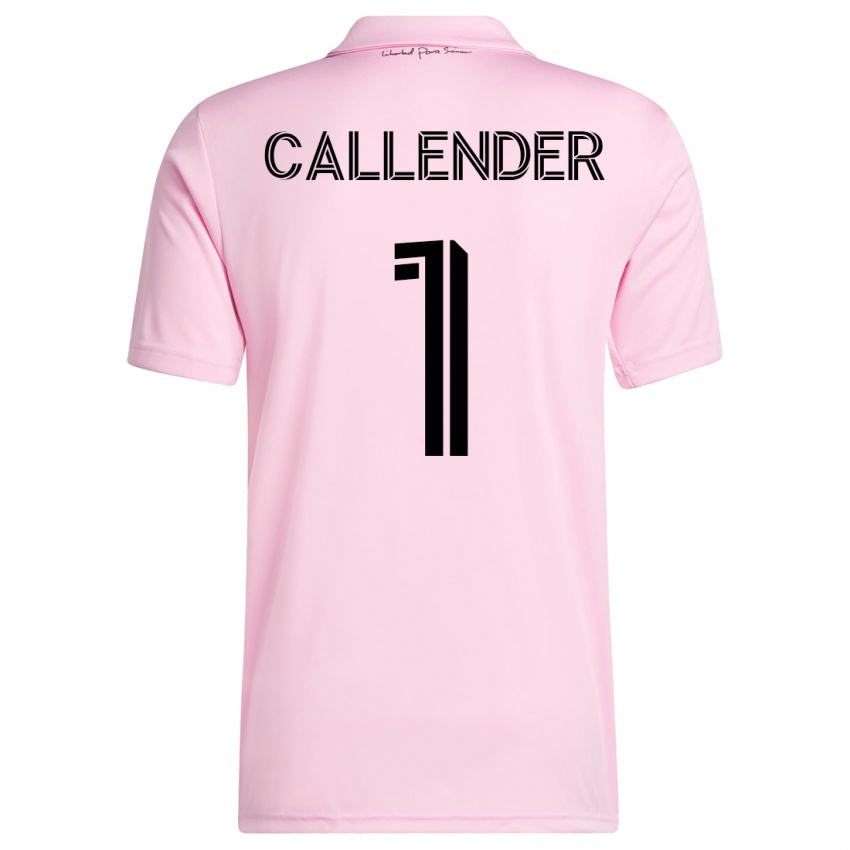 Børn Drake Callender #1 Lyserød Hjemmebane Spillertrøjer 2023/24 Trøje T-Shirt