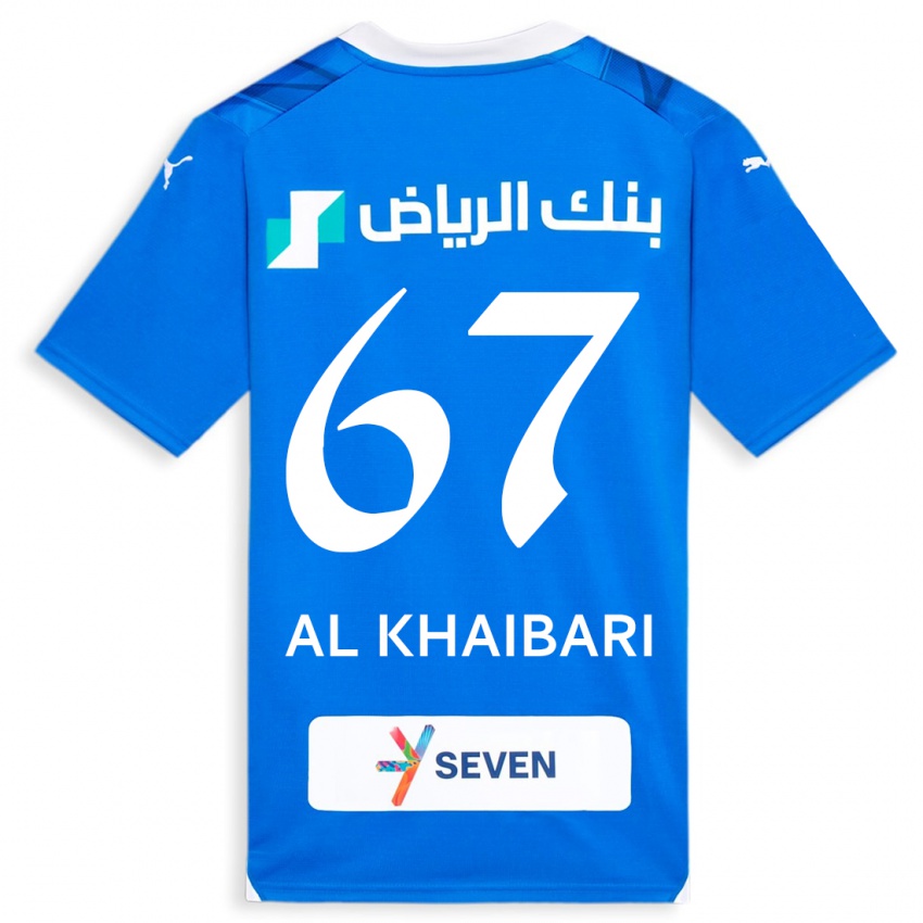 Børn Mohammed Al-Khaibari #67 Blå Hjemmebane Spillertrøjer 2023/24 Trøje T-Shirt