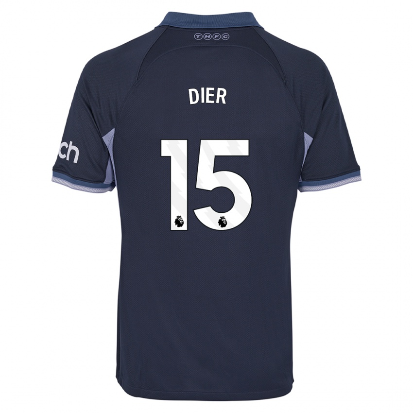 Børn Eric Dier #15 Mørkeblå Udebane Spillertrøjer 2023/24 Trøje T-Shirt