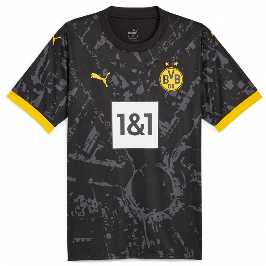 Børn Henrik Dier #22 Sort Udebane Spillertrøjer 2023/24 Trøje T-Shirt