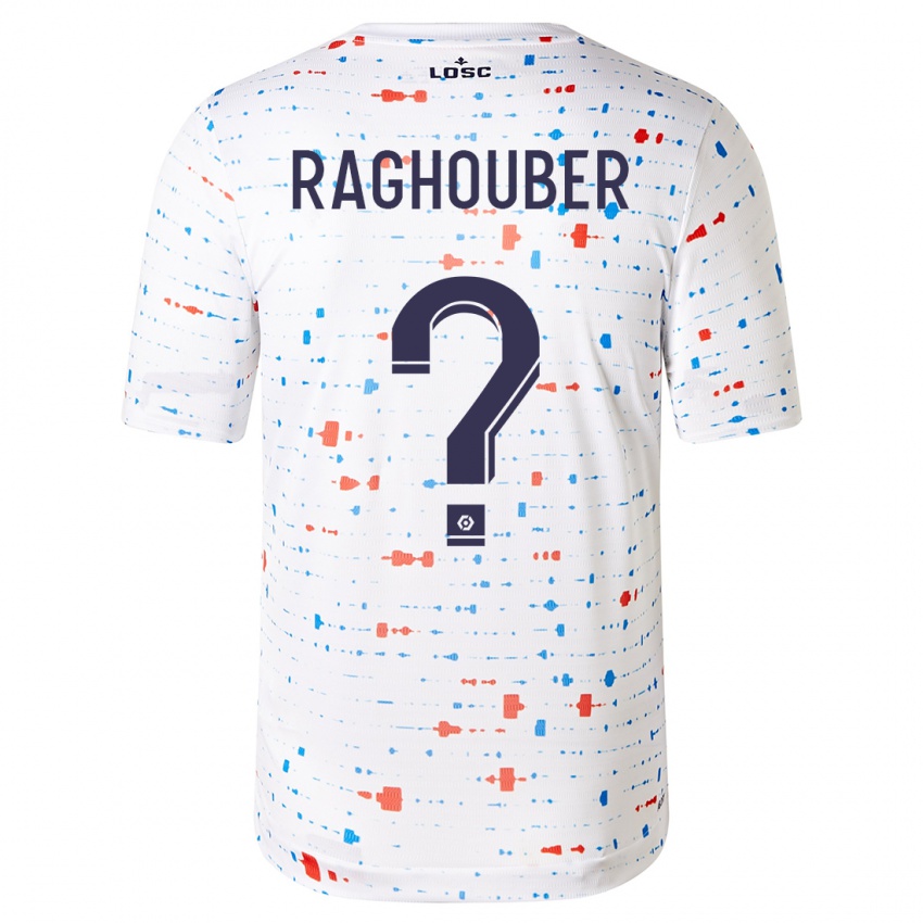 Børn Ugo Raghouber #0 Hvid Udebane Spillertrøjer 2023/24 Trøje T-Shirt