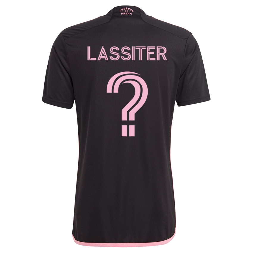 Børn Ariel Lassiter #0 Sort Udebane Spillertrøjer 2023/24 Trøje T-Shirt