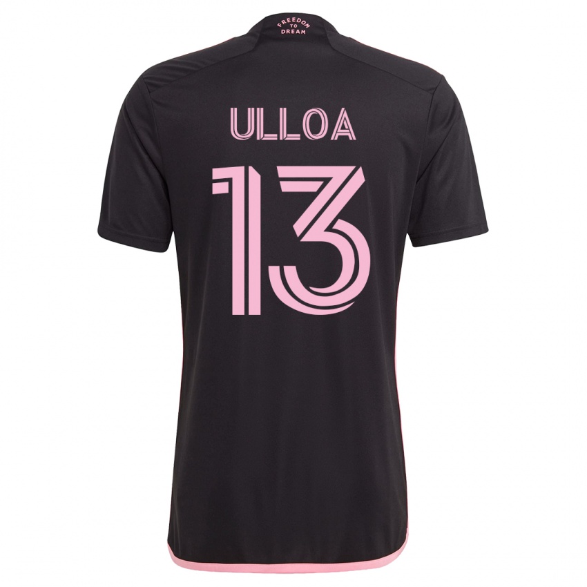 Børn Víctor Ulloa #13 Sort Udebane Spillertrøjer 2023/24 Trøje T-Shirt