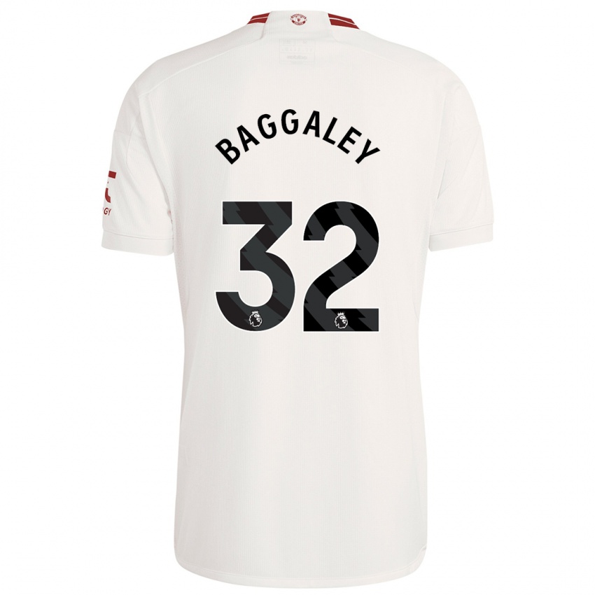 Børn Sophie Baggaley #32 Hvid Tredje Sæt Spillertrøjer 2023/24 Trøje T-Shirt