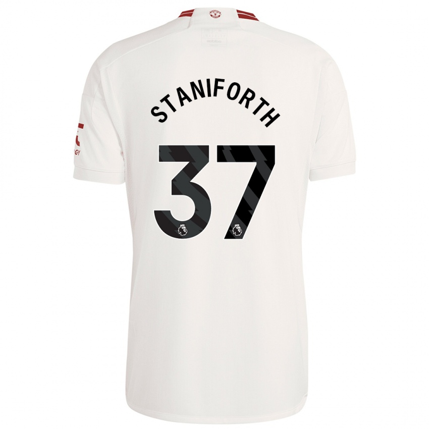 Børn Lucy Staniforth #37 Hvid Tredje Sæt Spillertrøjer 2023/24 Trøje T-Shirt