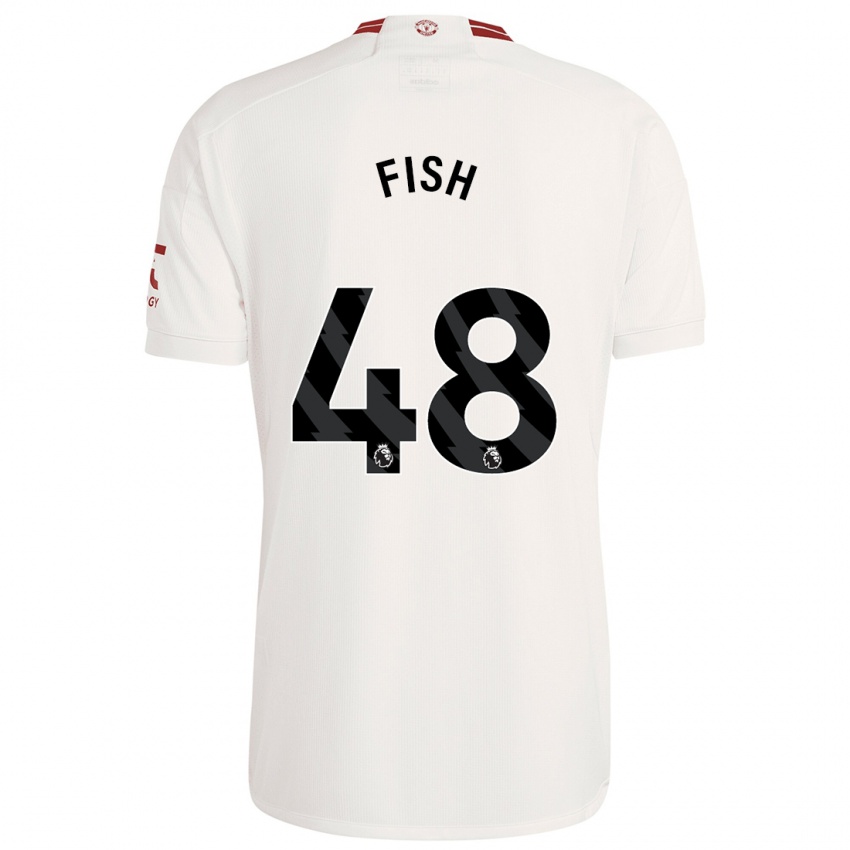 Børn Will Fish #48 Hvid Tredje Sæt Spillertrøjer 2023/24 Trøje T-Shirt