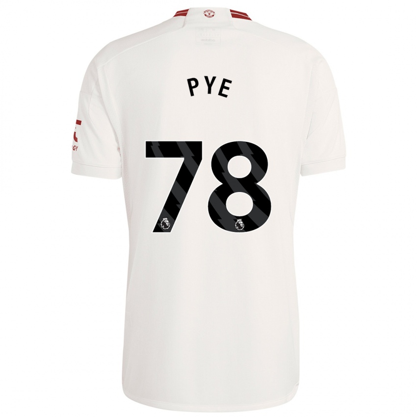 Børn Logan Pye #78 Hvid Tredje Sæt Spillertrøjer 2023/24 Trøje T-Shirt