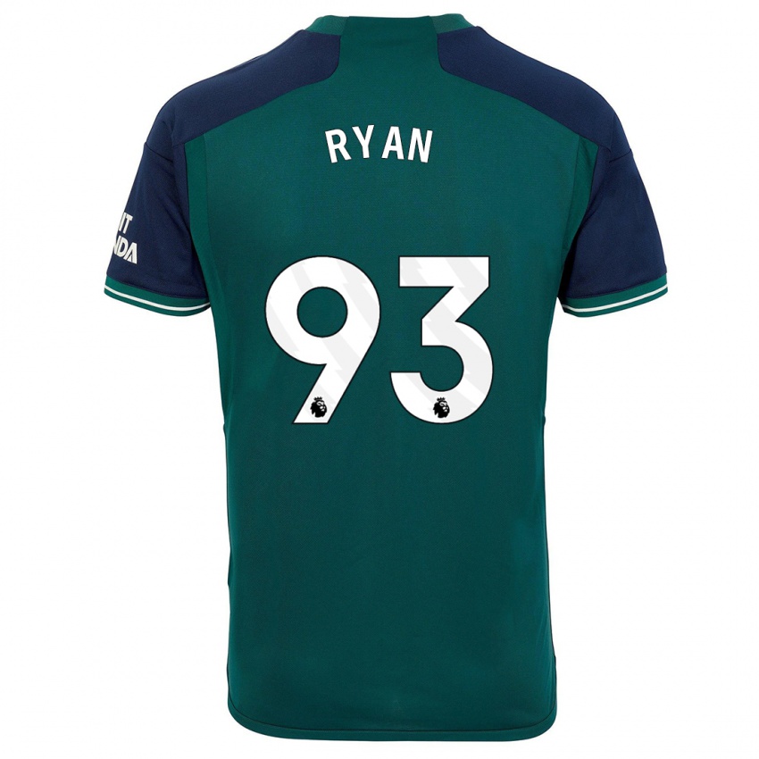 Børn Kamarni Ryan #93 Grøn Tredje Sæt Spillertrøjer 2023/24 Trøje T-Shirt