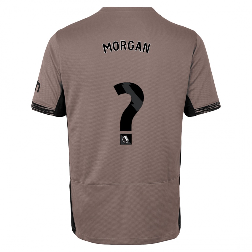 Børn Kieran Morgan #0 Mørk Beige Tredje Sæt Spillertrøjer 2023/24 Trøje T-Shirt