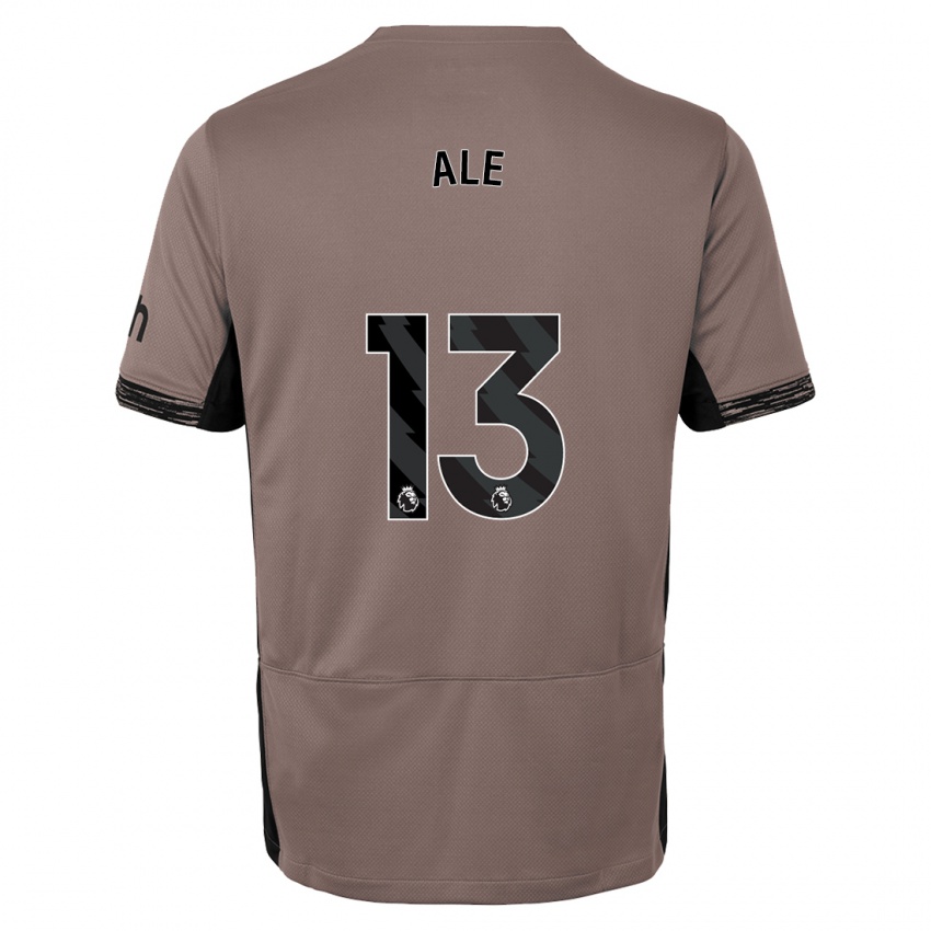 Børn Asmita Ale #13 Mørk Beige Tredje Sæt Spillertrøjer 2023/24 Trøje T-Shirt