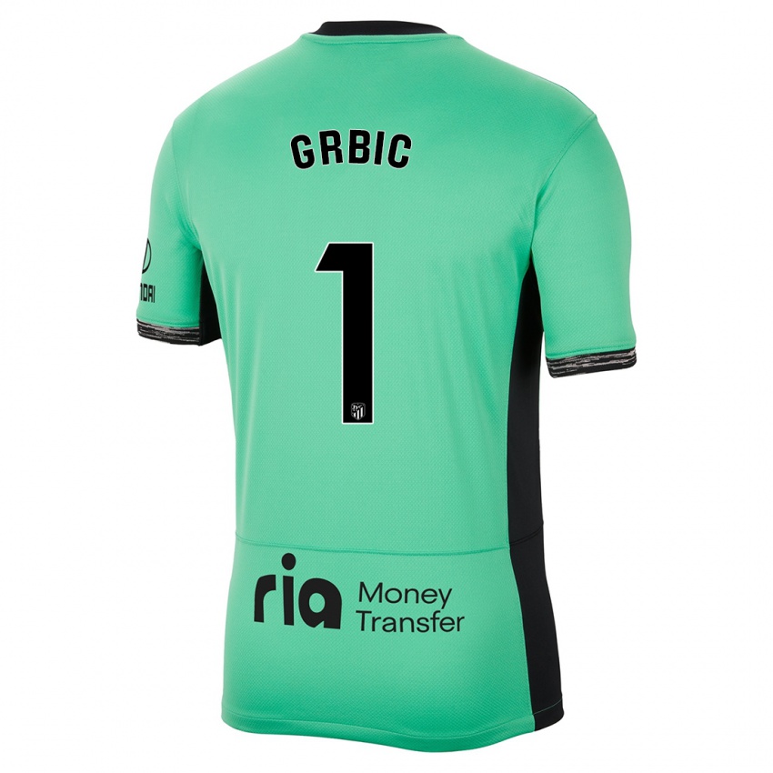 Børn Ivo Grbic #1 Forårsgrøn Tredje Sæt Spillertrøjer 2023/24 Trøje T-Shirt
