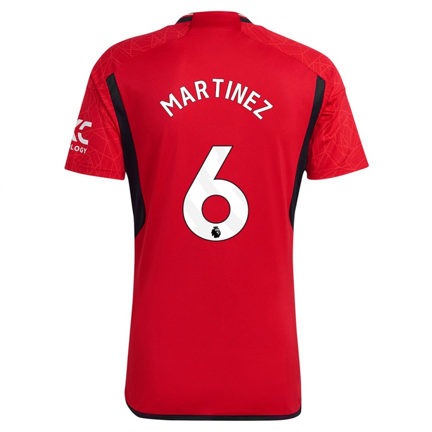 Mænd Lisandro Martinez #6 Rød Hjemmebane Spillertrøjer 2023/24 Trøje T-Shirt