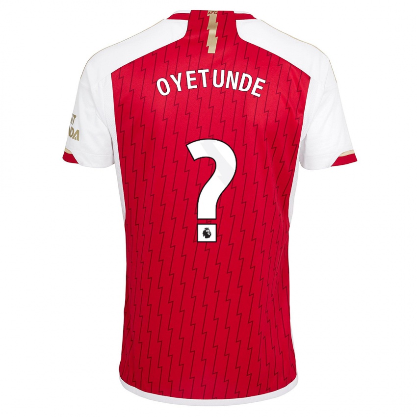 Mænd Daniel Oyetunde #0 Rød Hjemmebane Spillertrøjer 2023/24 Trøje T-Shirt