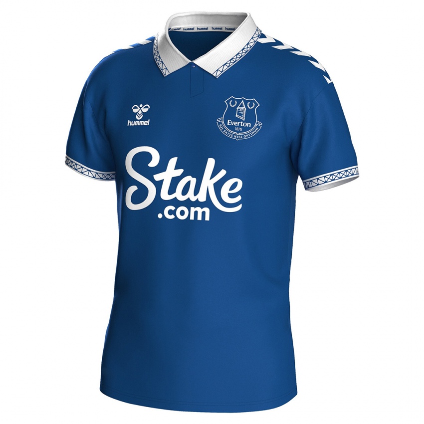 Mænd Seamus Coleman #23 Kongeblå Hjemmebane Spillertrøjer 2023/24 Trøje T-Shirt