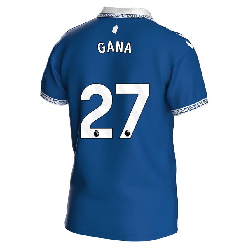Mænd Idrissa Gueye #27 Kongeblå Hjemmebane Spillertrøjer 2023/24 Trøje T-Shirt