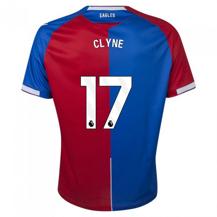 Mænd Nathaniel Clyne #17 Rød Blå Hjemmebane Spillertrøjer 2023/24 Trøje T-Shirt