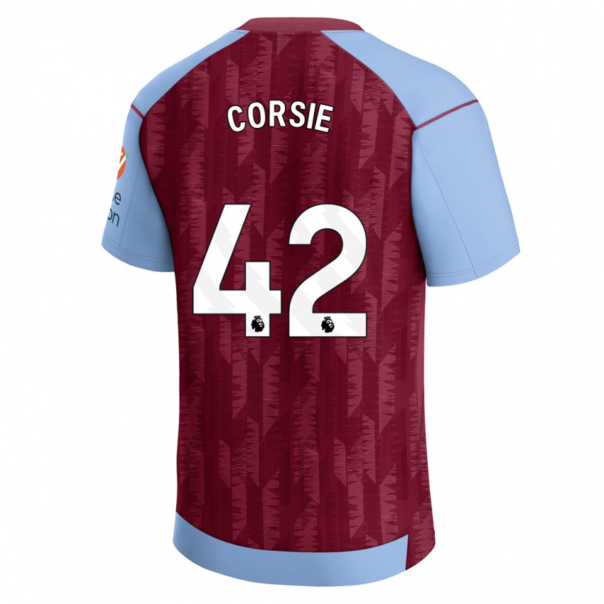 Mænd Rachel Corsie #42 Klaret Blå Hjemmebane Spillertrøjer 2023/24 Trøje T-Shirt