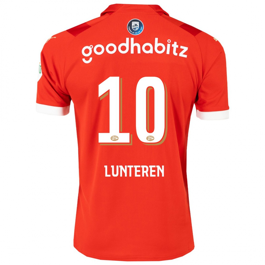 Mænd Desiree Van Lunteren #10 Rød Hjemmebane Spillertrøjer 2023/24 Trøje T-Shirt