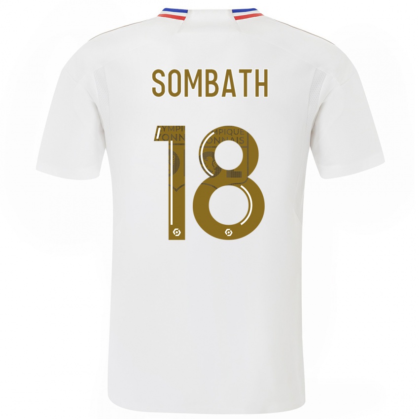Mænd Alice Sombath #18 Hvid Hjemmebane Spillertrøjer 2023/24 Trøje T-Shirt