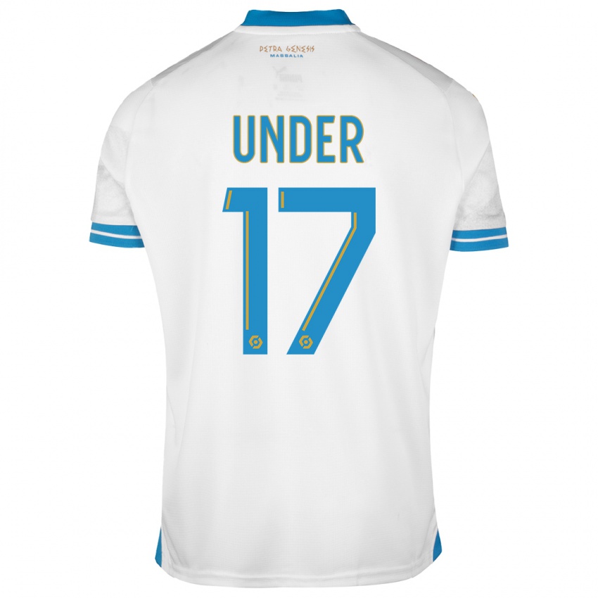 Mænd Cengiz Under #17 Hvid Hjemmebane Spillertrøjer 2023/24 Trøje T-Shirt