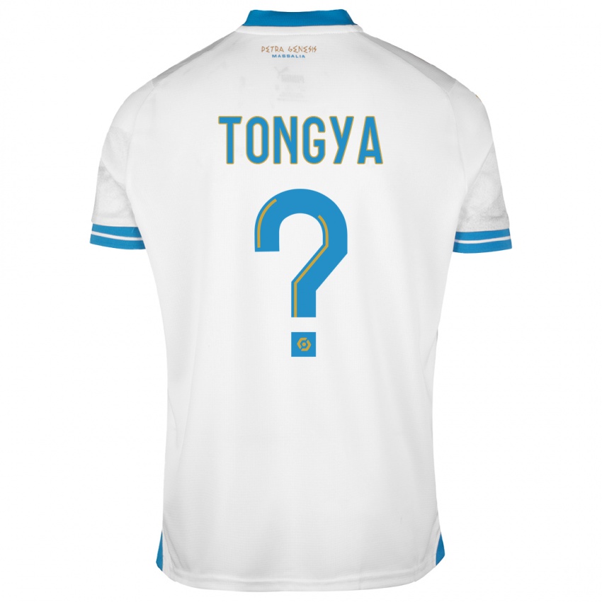 Mænd Franco Tongya #0 Hvid Hjemmebane Spillertrøjer 2023/24 Trøje T-Shirt