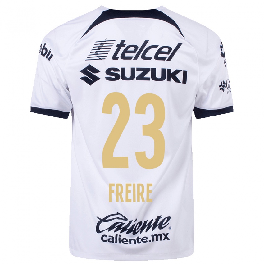 Mænd Nicolas Freire #23 Hvid Hjemmebane Spillertrøjer 2023/24 Trøje T-Shirt